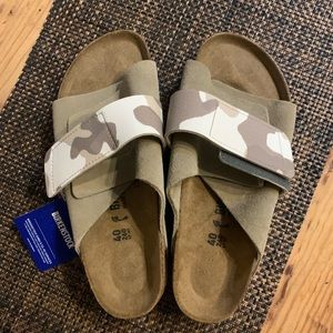 Leather Birkenstocks . Brand new with tags